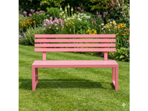 Tuinbank 150 cm - Houten en Metalen Parkbank voor Tuin