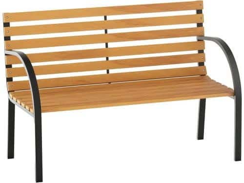 Tuinbank 2-zits - Parkbank zitbank - Buiten relaxen - Stalen