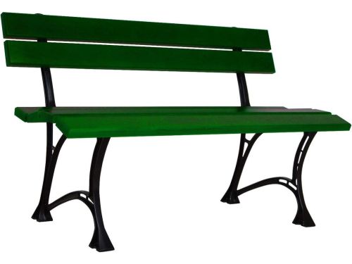 Tuinbank Massief Hout 120 cm - Stijlvolle Parkbank voor Buiten