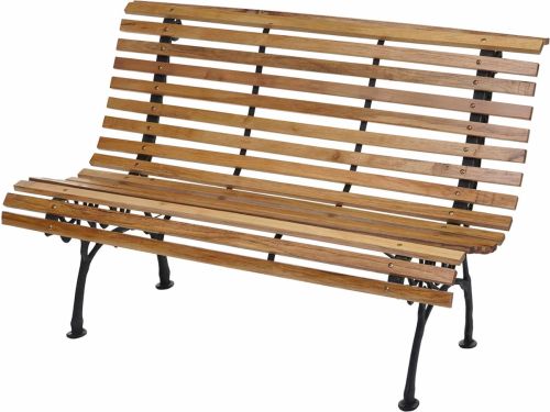 Tuinbank MCW-F97, zitbank Parkbank Houten bank, 2-zits Gietijzer Hout 122