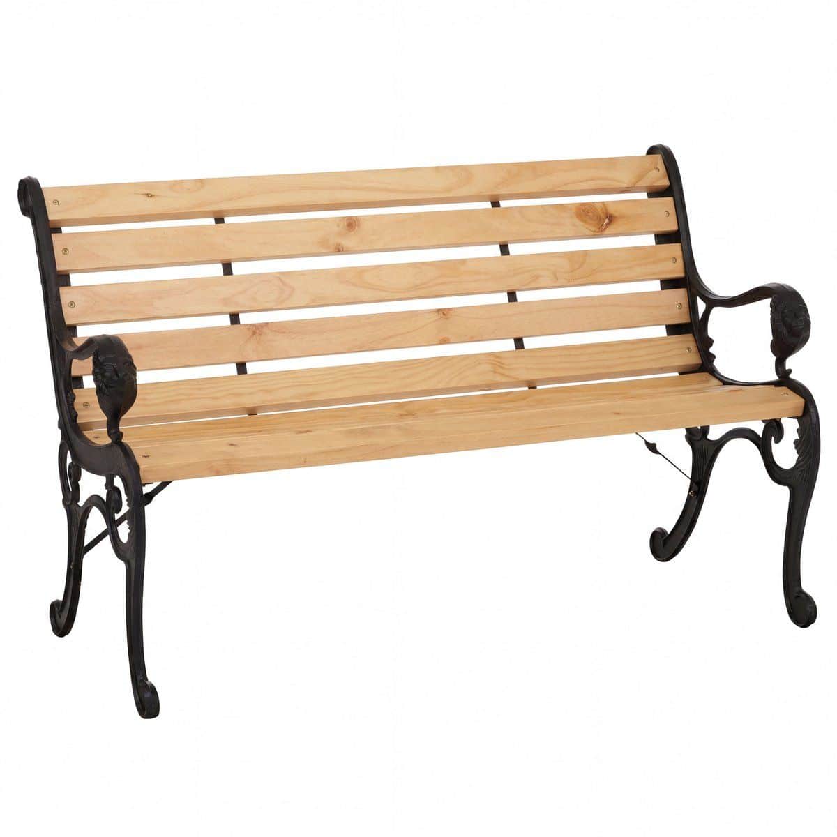 tuinbank mcw o25, parkbank, houten bank voor twee personen