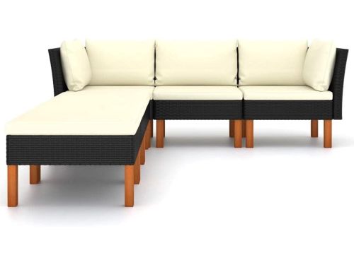 Tuinbank met kussens - Loungebank buiten - Ontspannen in tuin