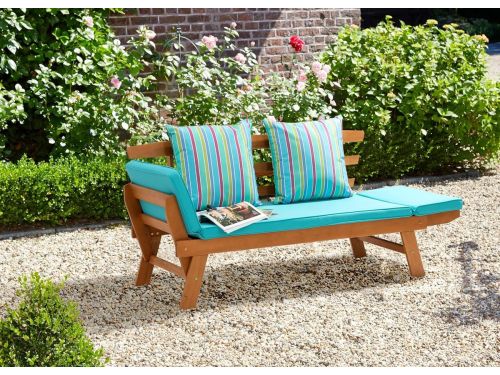 Tuinbank met Ligfunctie 146-198 x 68 x 78 cm Acaciahouten