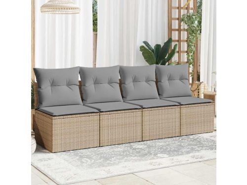 Tuinbank Polyrotan - Buitenbank Loungebank - Genieten in de tuin