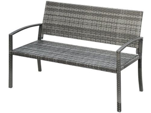 Tuinbank - Wicker Tuinbankje - Loungebank - Balkonset - Weerbestendige