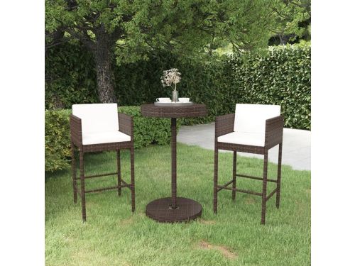 Tuinbarmeubels 3-delig - Buiten barset - Gezellig buiten zitten