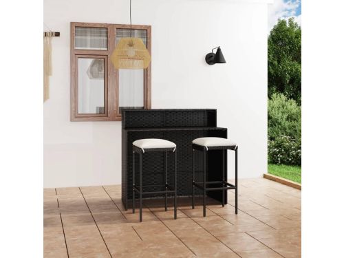 Tuinbarset 3-delig - Bistroset Buiten - Genieten Buiten - Weerbestendig