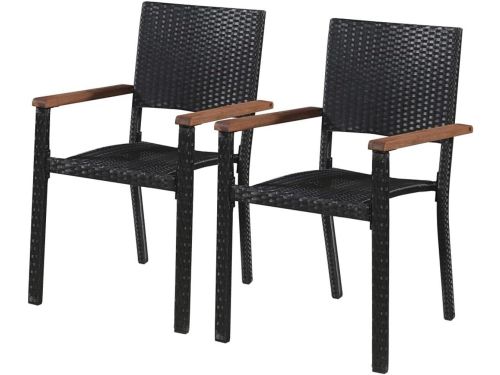 Tuineetset 3-delig - Balkonset Tuinmeubelen - Buiten Eten - Acaciahouten