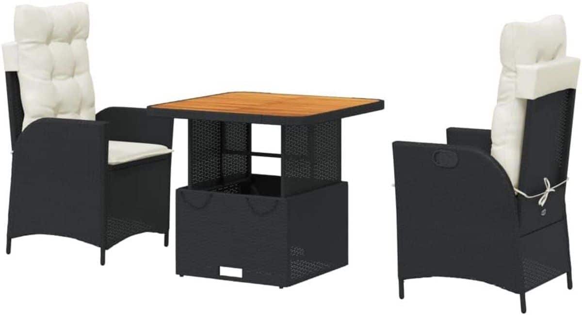 tuineetset met kussens terrasmeubelen set balkonset buiten dineren