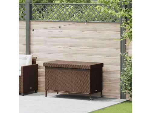 Tuinkist met wieltjes - Opbergbox tuin - Kussens opbergen