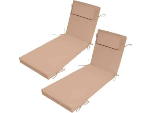 Tuinkussen Ligstoel - Ligbed Matras - Comfortabel Zitten - Dubbel