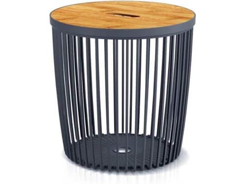 Tuinmand bijzettafel - Decoratieve mand - Buiten opbergen - Afneembaar