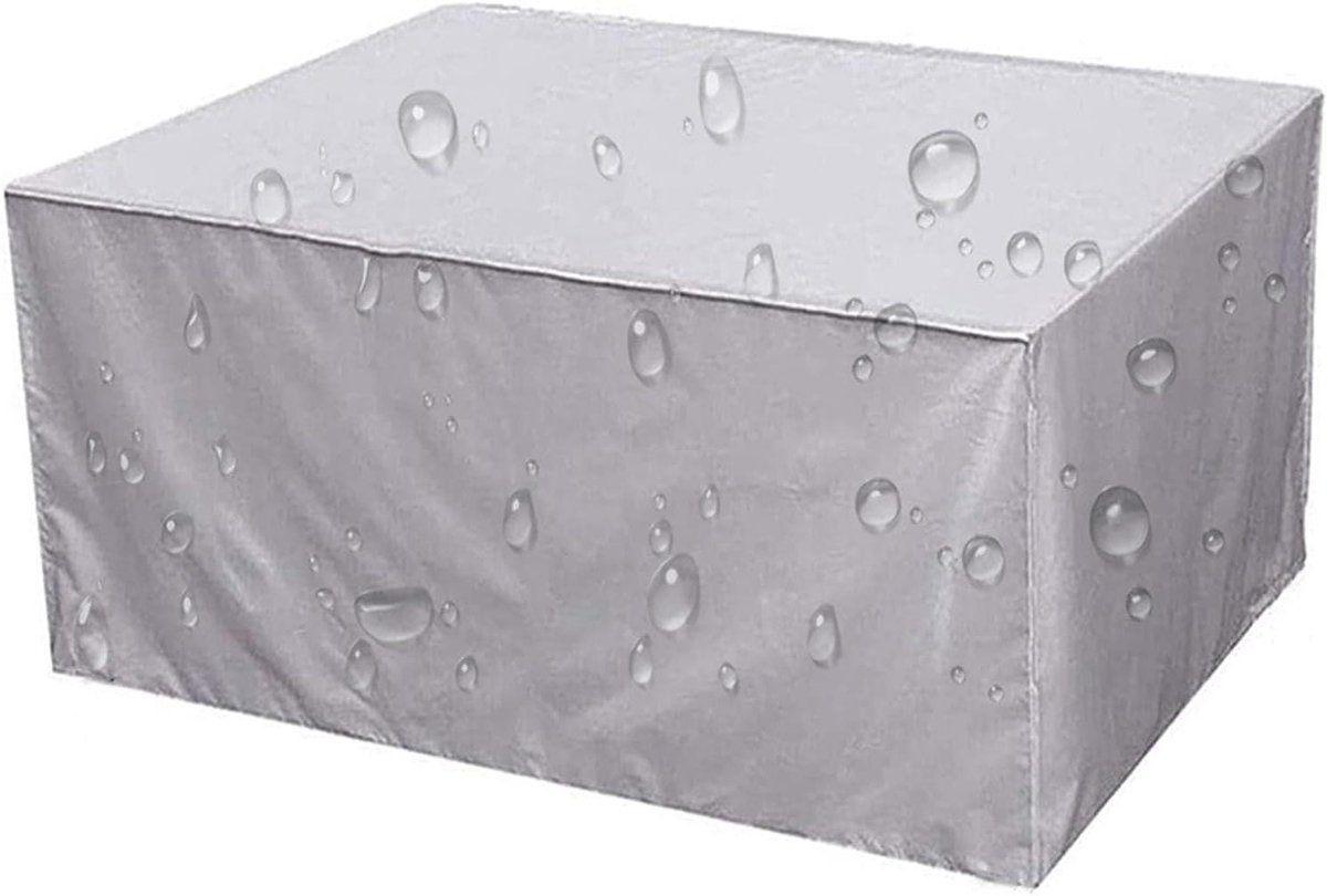 tuinmeubelhoezen waterdicht heavy duty 300x200x105cm/lxbxh rechthoekige/vierkante patio tafelhoes met luchtventilatie
