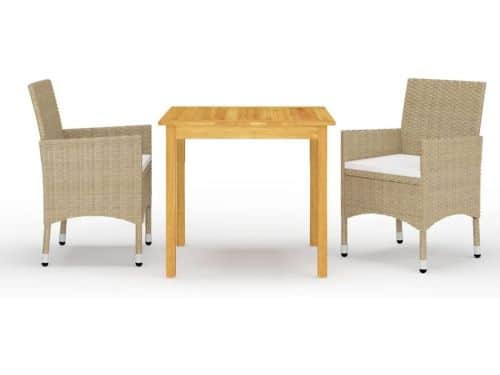 Tuinmeubelset 3-delig - Balkonset Terras - Buiten Zitten - Acaciahout