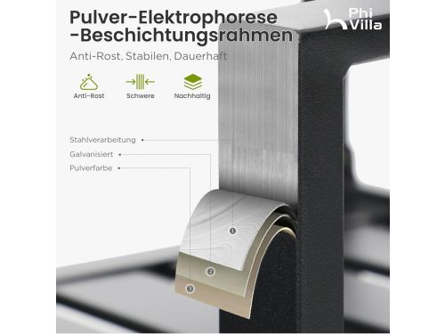 Tuinmeubelset 4 Personen - Meuble Paris Luxe Metalen Tuintafel met