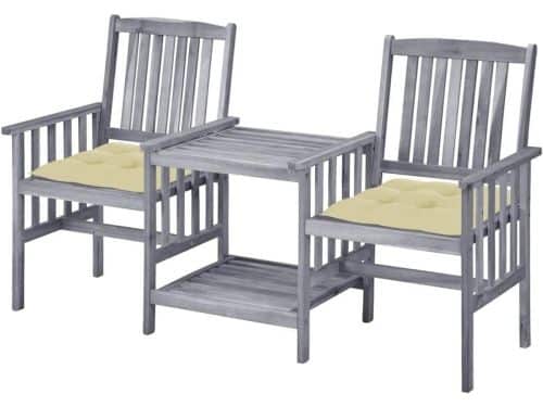 Tuinmeubelset Acaciahout - Terrasmeubilair Bistroset - Genieten Buiten - Inclusief