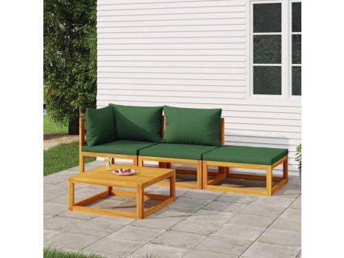 Tuinmeubelset Hout - Terrasmeubilair Balkonset - Buiten Ontspannen - Massief