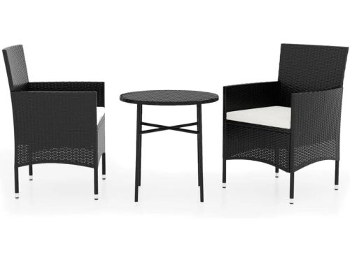 Tuinmeubelset Polyrotan - Bistroset Balkon - Buiten Ontspannen - Ergonomische