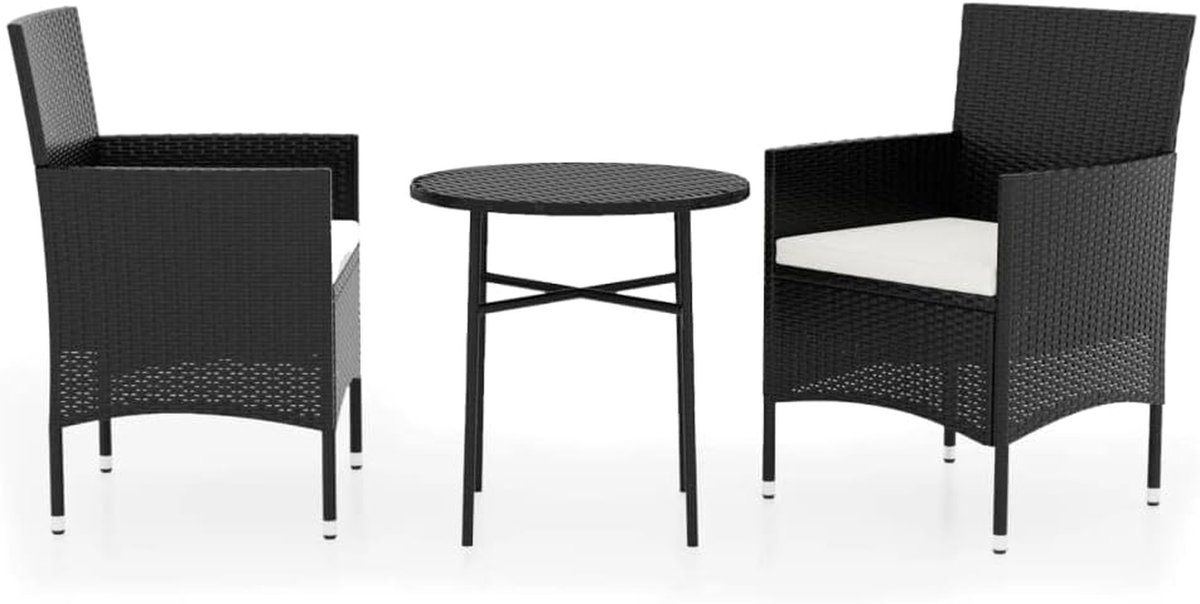tuinmeubelset polyrotan bistroset balkon buiten ontspannen ergonomische
