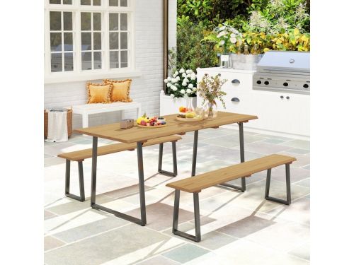 Tuinset - Picknicktafel Met 2 Banken - Voor 6 Personen