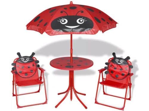 Tuinsetje voor Kinderen met Parasol / Tuin Setje tafel