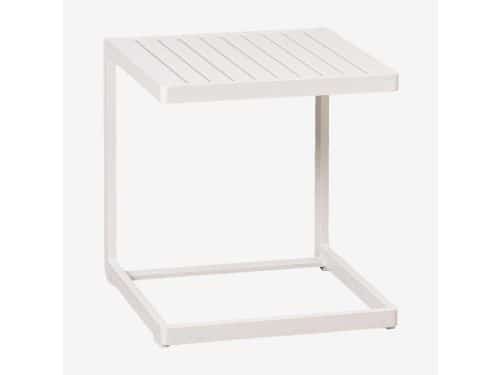 Tuinstafel Vierkant - Bijzettafel Balkon - Buiten Ontspannen - Aluminium