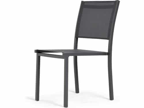 Tuinstoel Aluminium Textiel - Buitenstoel Comfortabel - Terras Ontspanning