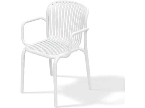 Tuinstoel Kunststof - Buitenstoel Stapelbaar - Terras Zomer - Lichtgewicht