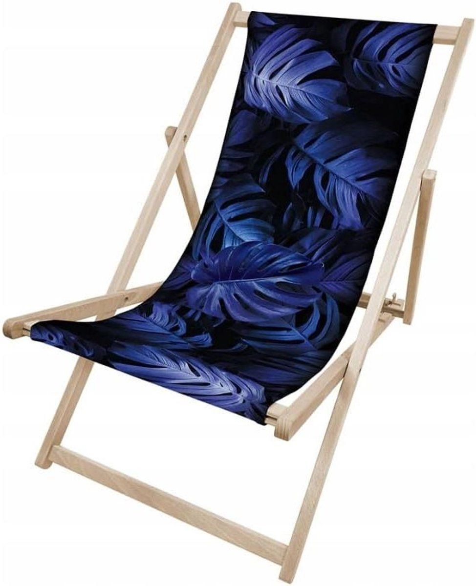 tuinstoel lounger hout klapbaar ontspannen buiten 3 traps