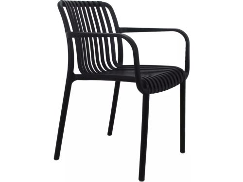 Tuinstoel Vita Porto Zwart B-03 stapelbaar