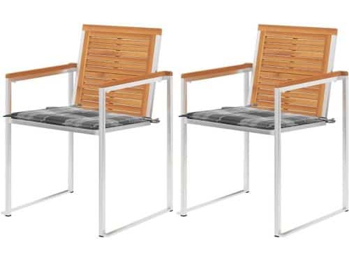 Tuinstoelen 2 stuks - Buitenstoelen Kussens - Buiten dineren Relaxen