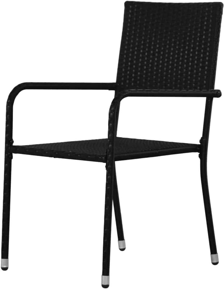 tuinstoelen 2 stuks stapelbare stoelen buiten dineren