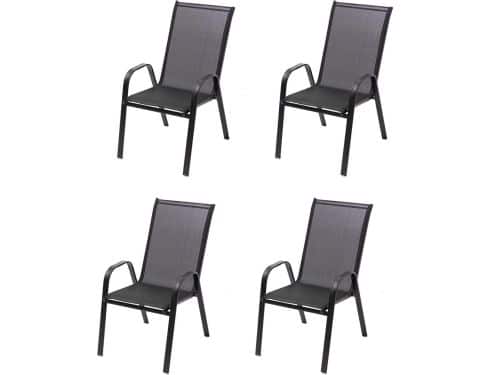 Tuinstoelen - Buitenstoelen Terrasstoelen - Buiten Zitten - Stapelbaar Met