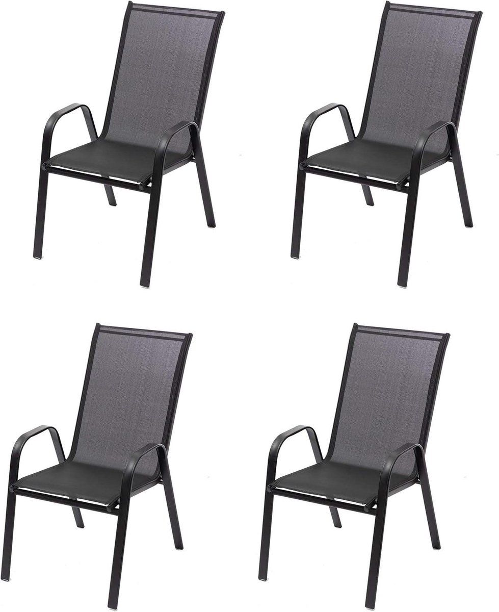 tuinstoelen buitenstoelen terrasstoelen buiten zitten stapelbaar met