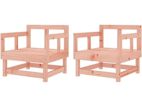 Tuinstoelen Hout - Lounge stoel - Buiten Zitten - Lamel