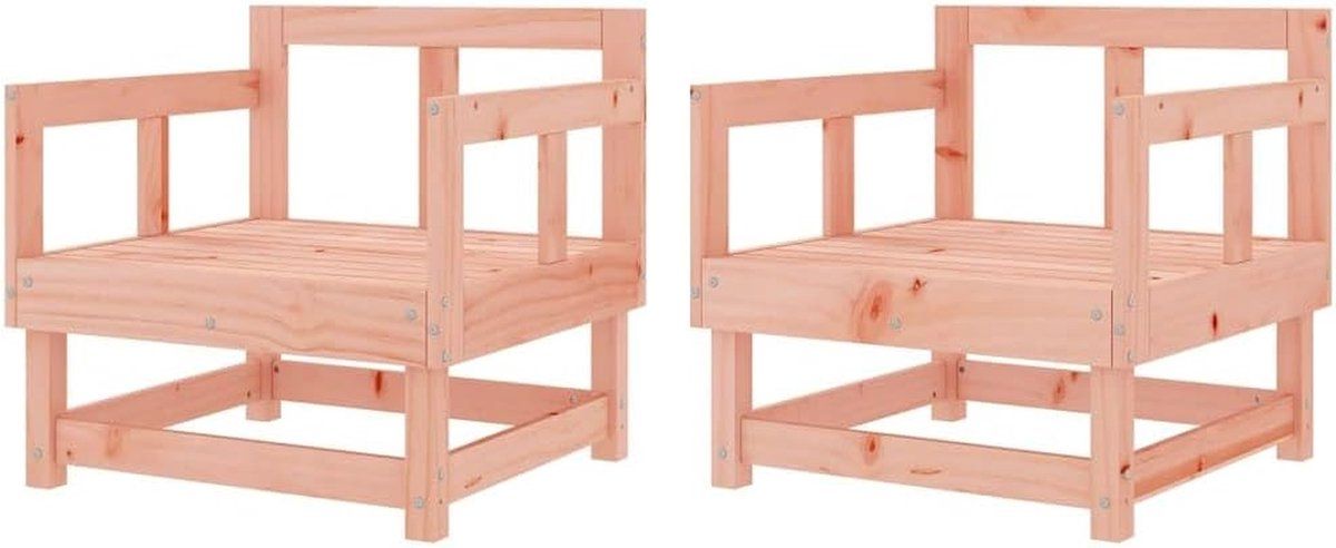 tuinstoelen hout lounge stoel buiten zitten lamel