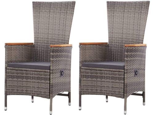Tuinstoelen met kussens - Bistrostoelen stapelbaar - Buiten Zitten