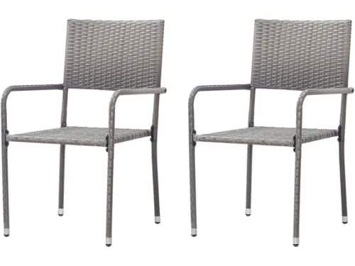 Tuinstoelen Rotan - Outdoor stoelen - Buiten dineren - Stapelbaar