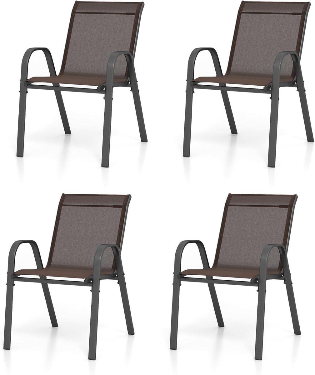 tuinstoelen stapelbaar buitenstoelen terrasstoelen buiten zitten ergonomisch