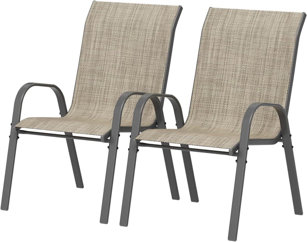 tuinstoelen stapelbaar terrasstoelen balkonstoel buiten zitten ontspannen