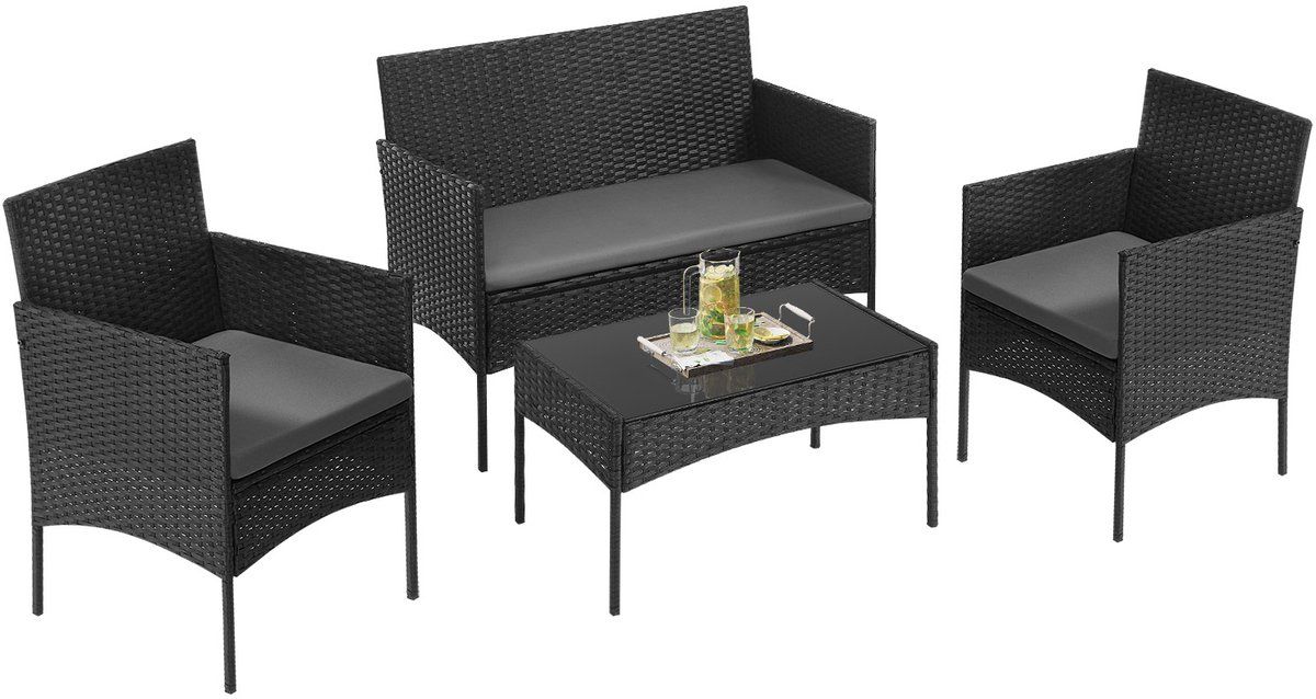 tuinstoelen tuinset tuinmeubel salontafel 2 stoelen