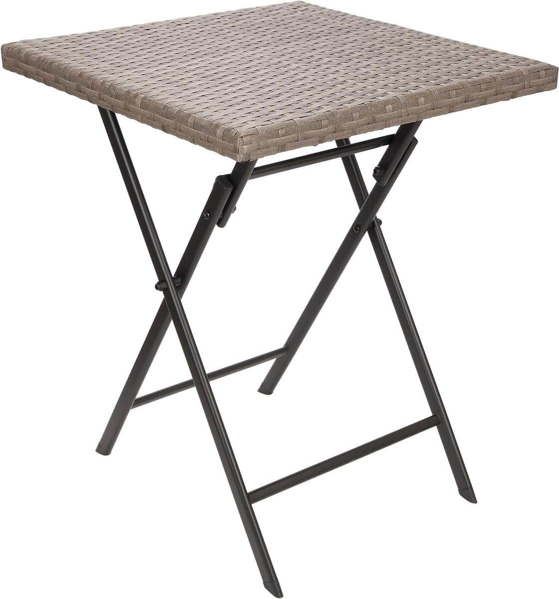 tuintafel balkontafel bijzettafel buiten genieten weerbestendig inklapbaar