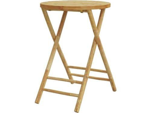 Tuintafel Bamboe - Balkontafel Klaptafel - Buiten Zitten - Inklapbaar