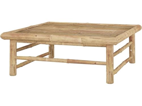 Tuintafel Bamboe - Bijzettafel Buiten - Buiten Ontspannen - Stevig