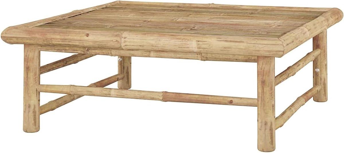 tuintafel bamboe bijzettafel buiten buiten ontspannen stevig