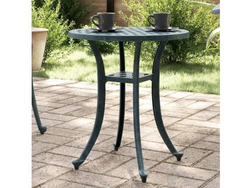 Tuintafel - Bijzettafel Balkon - Buiten Zitten - Gegoten Aluminium