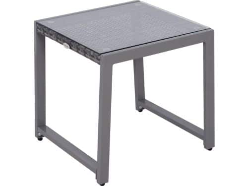 Tuintafel - Bijzettafel - Tuinmeubelen - Tafel - Grijs