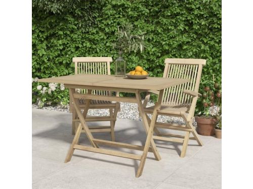 Tuintafel inklapbaar - Houten klaptafel - Buiten eten - Massief