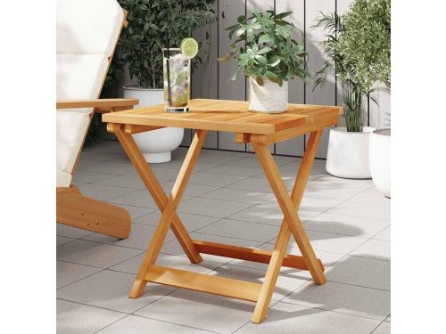 Tuintafel Klaptafel - Houten bijzettafel - Buiten genieten - Massief