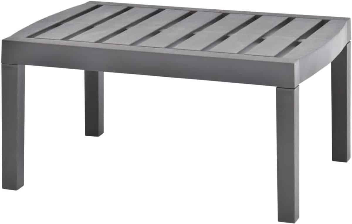 tuintafel kunststof bijzettafel buiten buiten leven onderhoudsvrij